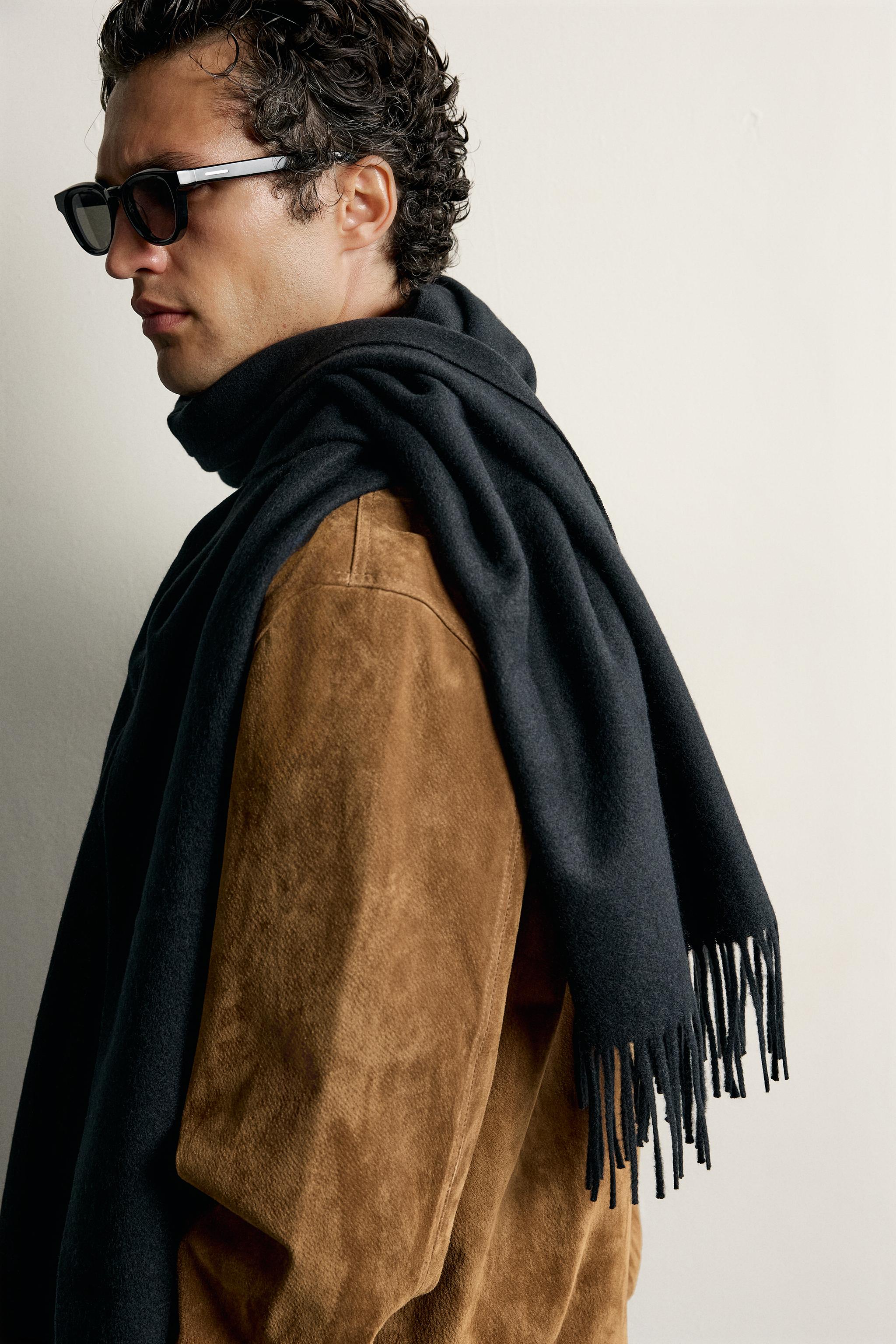 FRINGED SCARF